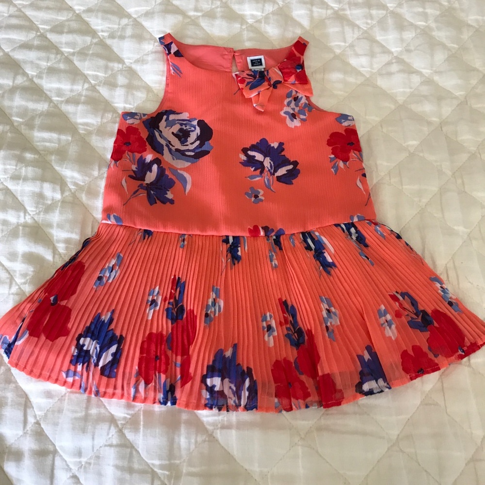 NEW! Janie and Jack Coral dress, size 6-12mo